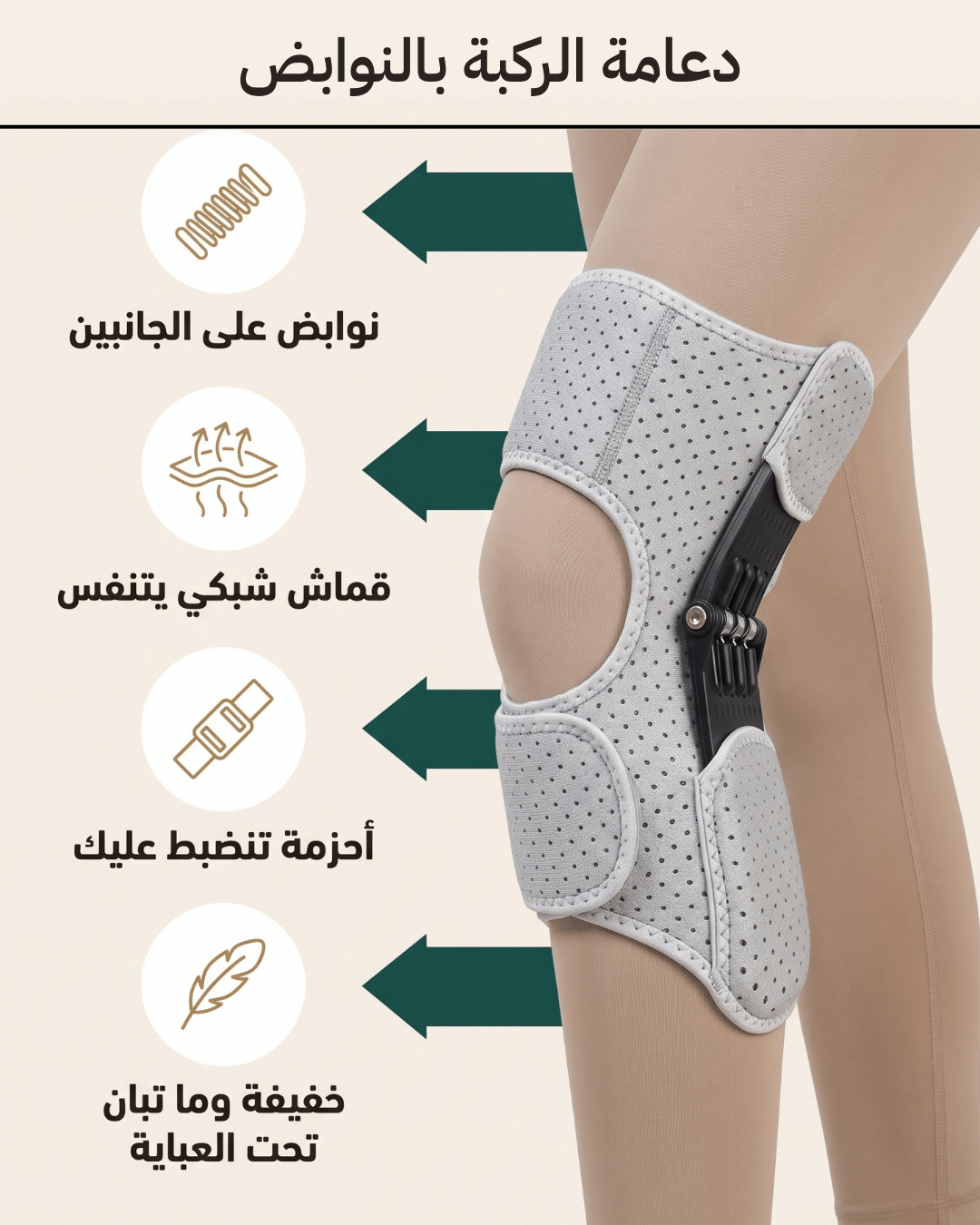 القومة من الجلسة الأرضية بالدعامة